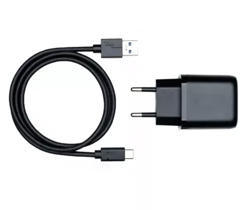 USB PD/QC 3.0 töltőadapter, A-C kábellel együtt 20W, 3,6V~5,9V/3A; 6~9V/2A; 9V~12V/1,5A